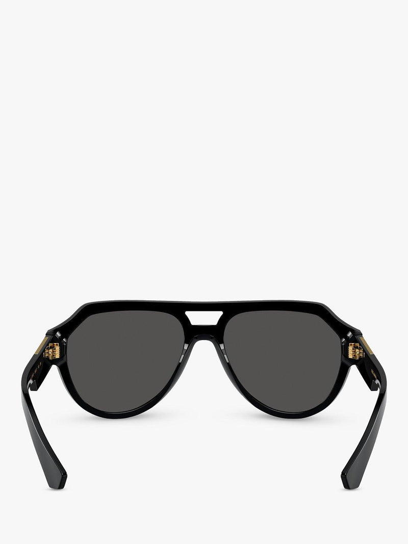 Dolce & Gabbana aviator sunglasses black grey, imported from the UK