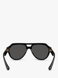 Dolce & Gabbana aviator sunglasses black grey, imported from the UK