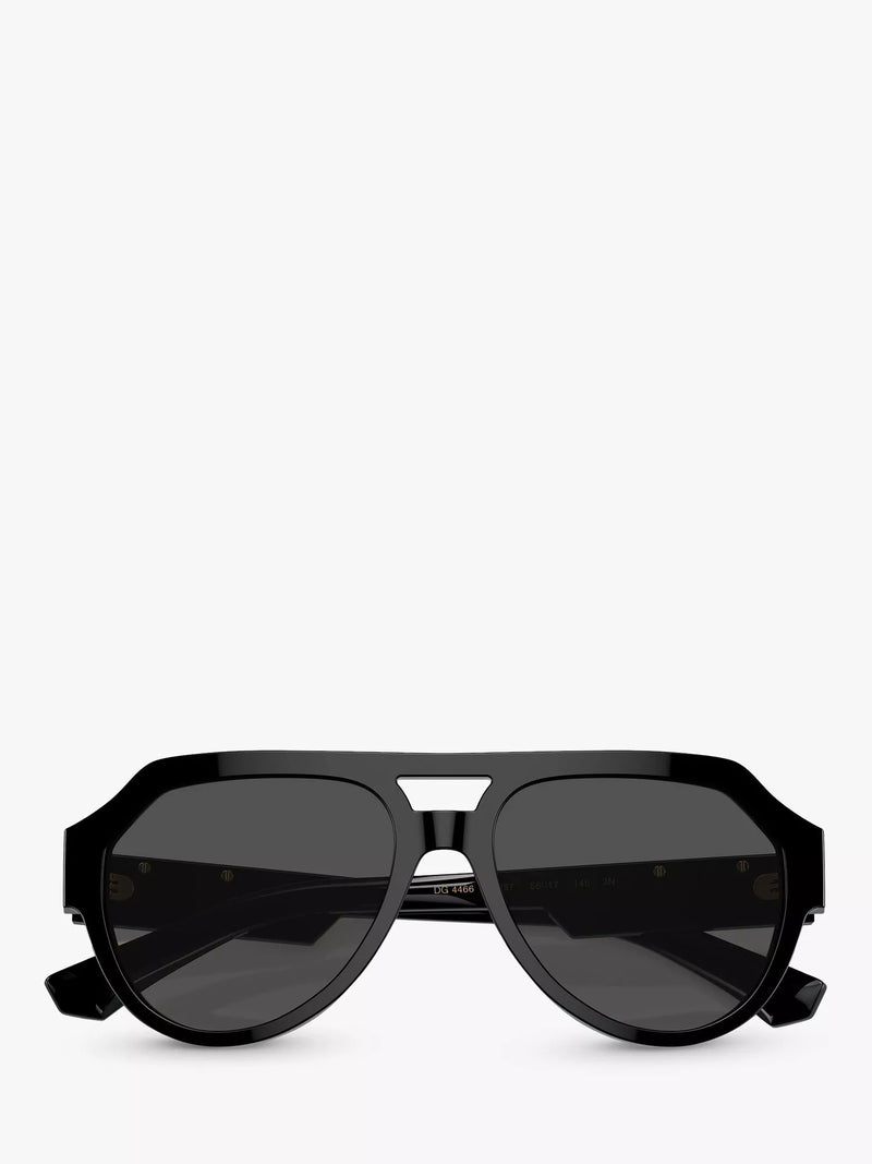 Dolce & Gabbana aviator sunglasses black grey, imported from the UK