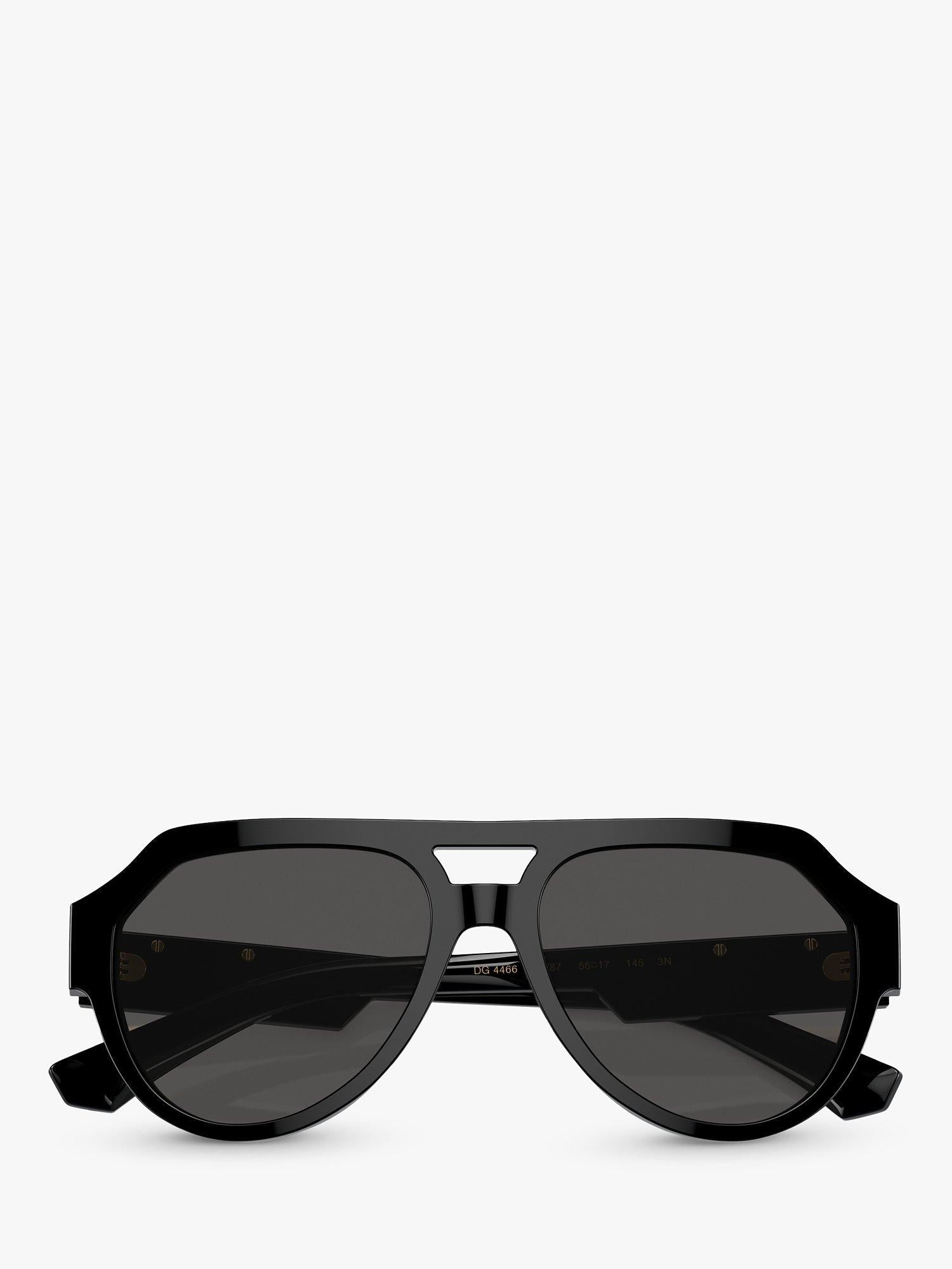 Dolce & Gabbana aviator sunglasses black grey, imported from the UK