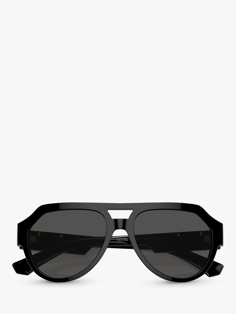 Dolce & Gabbana aviator sunglasses black grey, imported from the UK