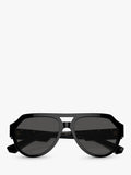 Dolce & Gabbana aviator sunglasses black grey, imported from the UK