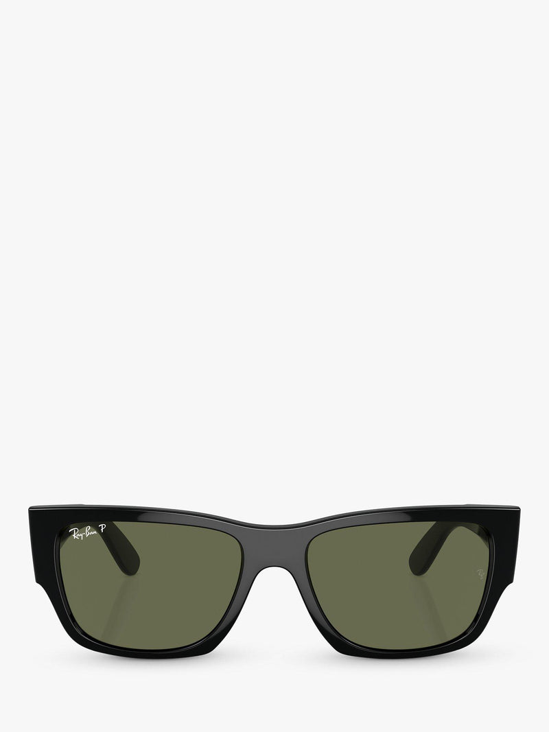 Ray-Ban polarised rectangular sunglasses 56mm (British brand)