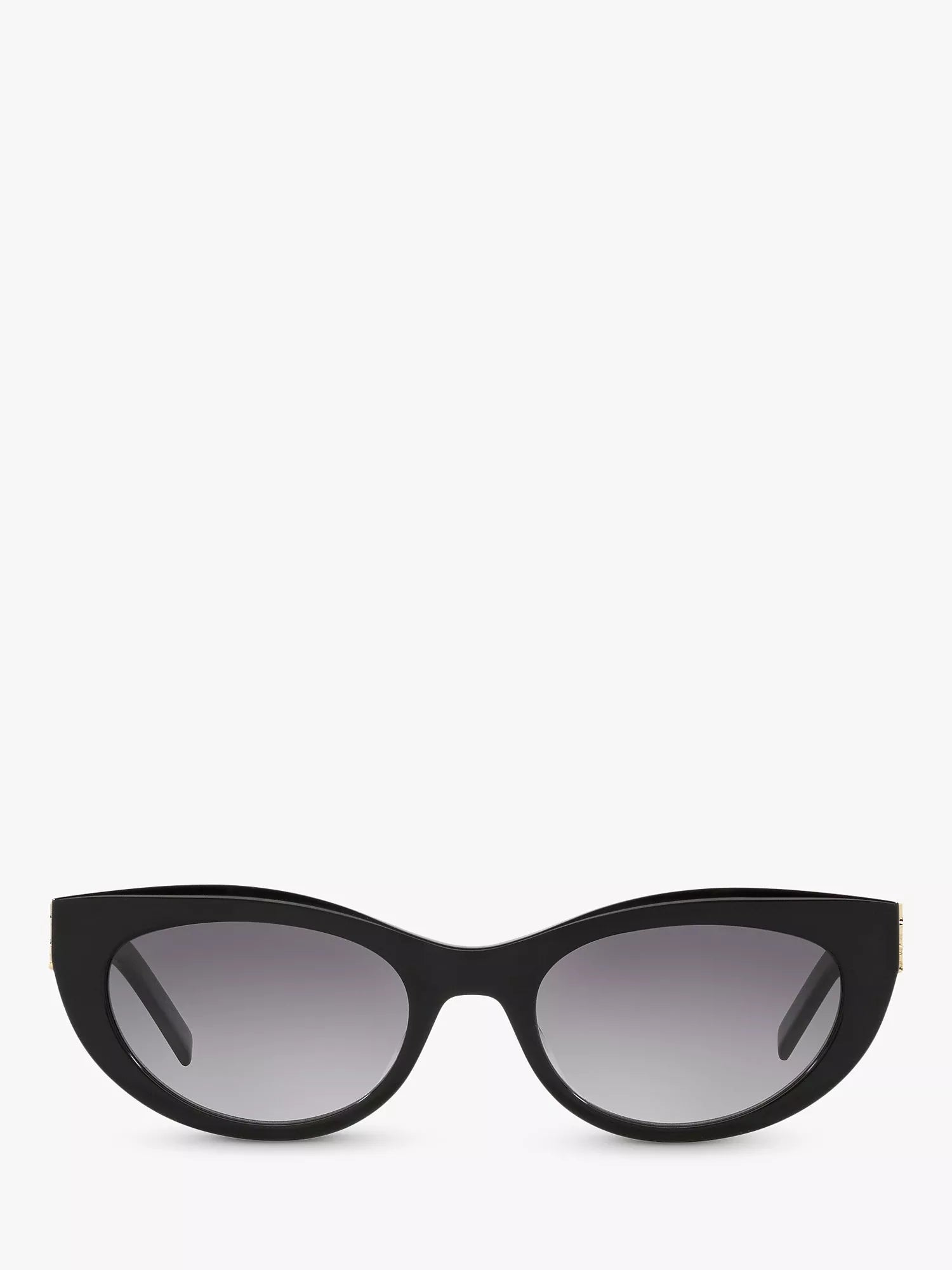 Yves Saint Laurent oval black sunglasses, UK version