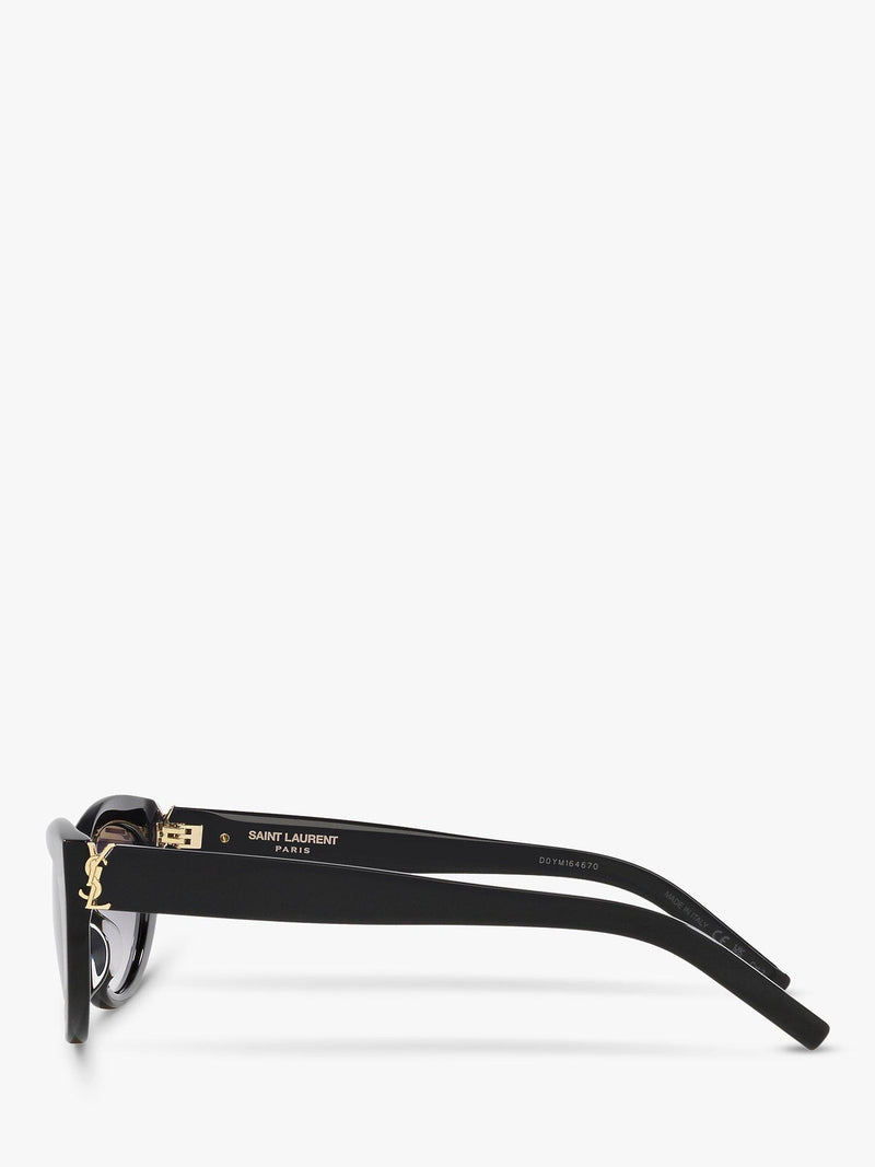 Yves Saint Laurent oval black sunglasses, UK version