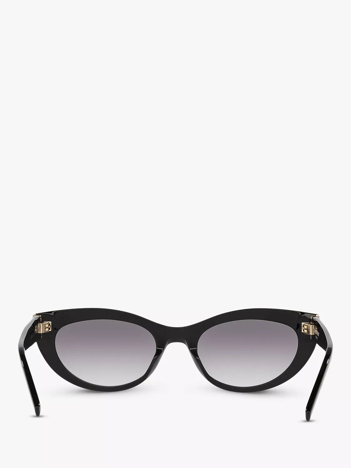 Yves Saint Laurent oval black sunglasses, UK version