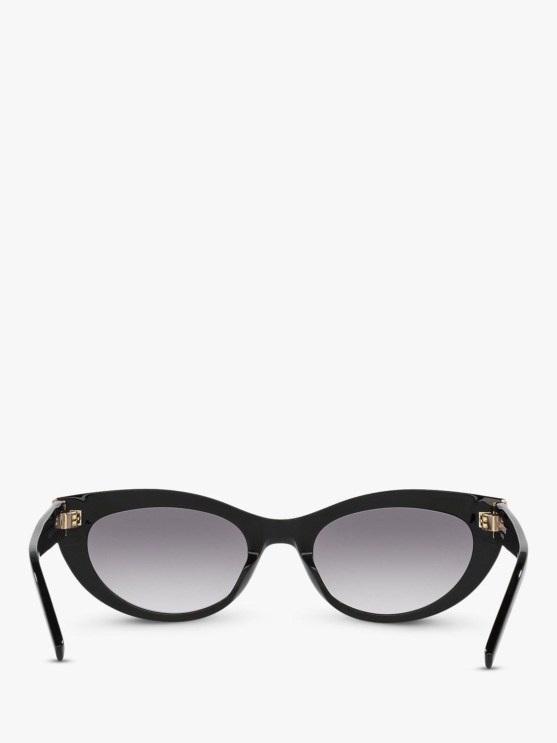 Yves Saint Laurent oval black sunglasses, UK version