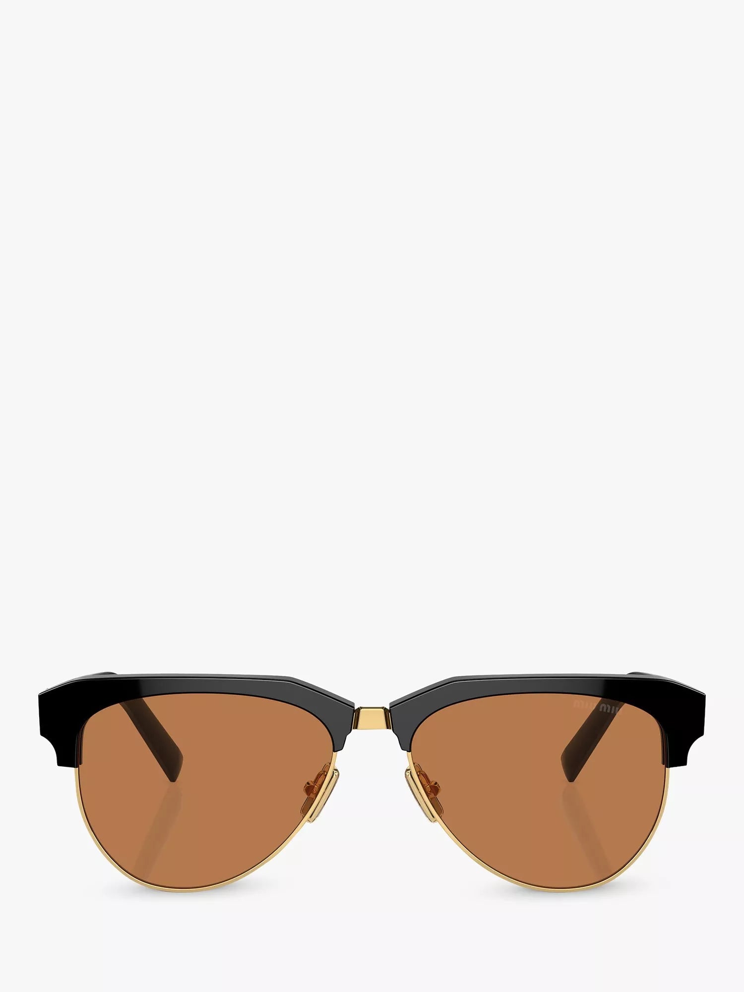 Miu Miu black aviator sunglasses (British brand)