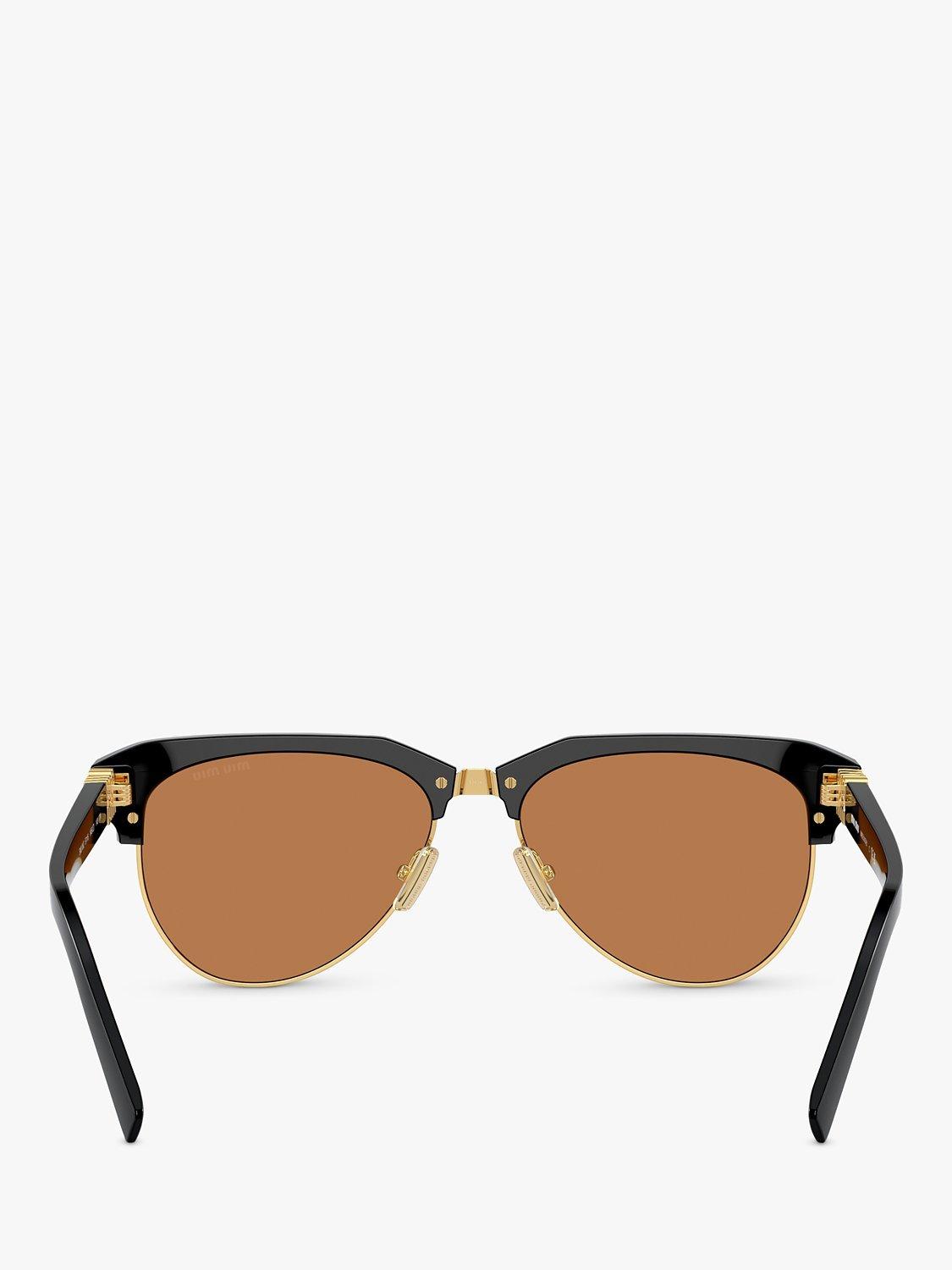 Miu Miu black aviator sunglasses (British brand)
