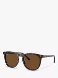 Ray-Ban RB2210 polarised rectangular sunglasses, imported from the UK