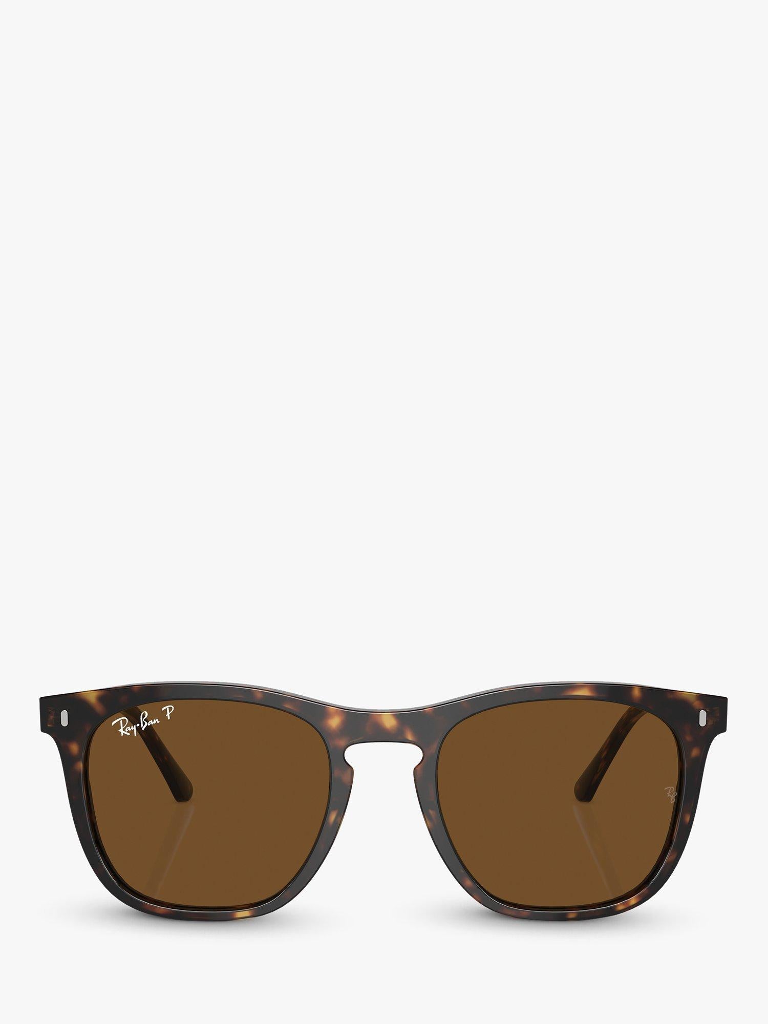 Ray-Ban RB2210 polarised rectangular sunglasses, imported from the UK