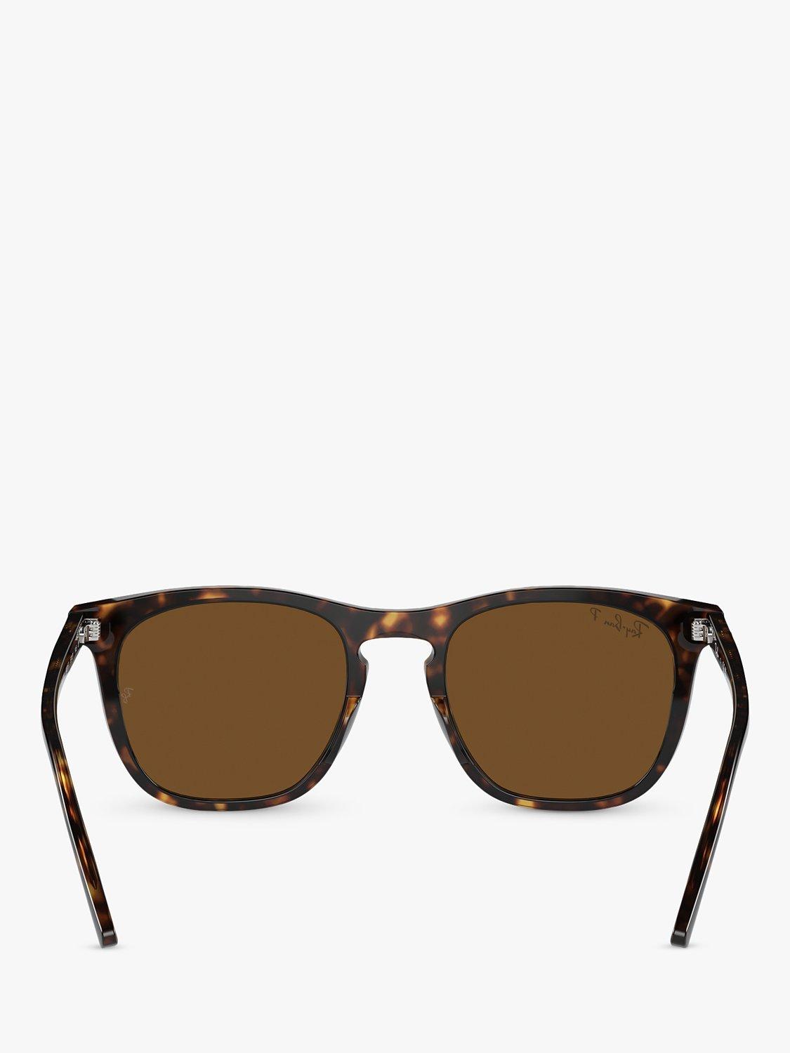 Ray-Ban RB2210 polarised rectangular sunglasses, imported from the UK
