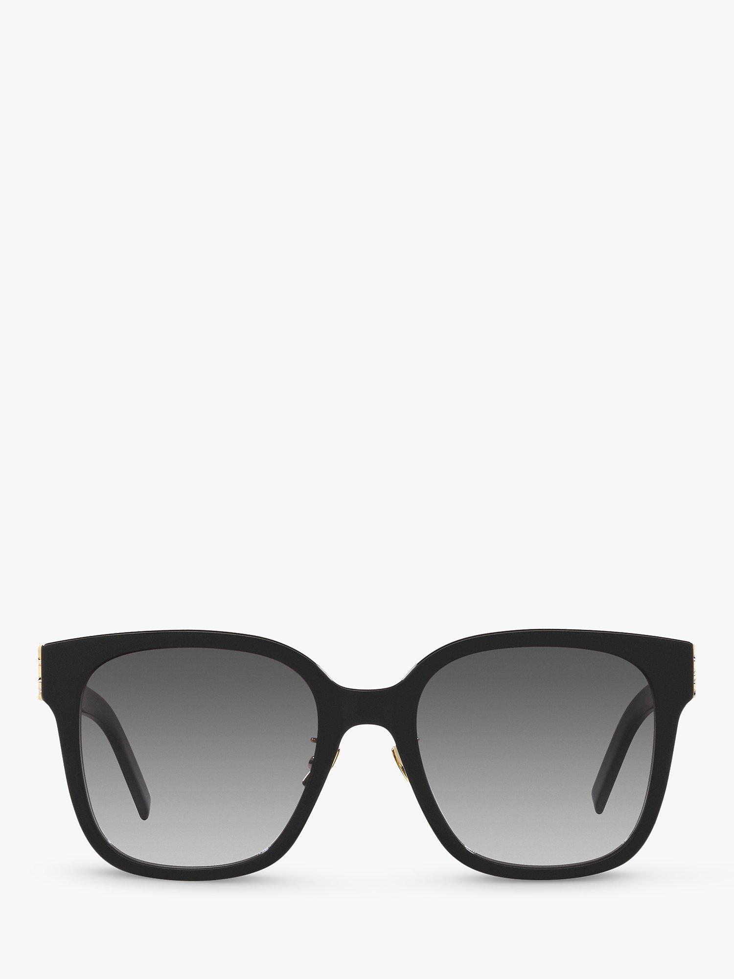 Yves Saint Laurent women's black square sunglasses, UK version