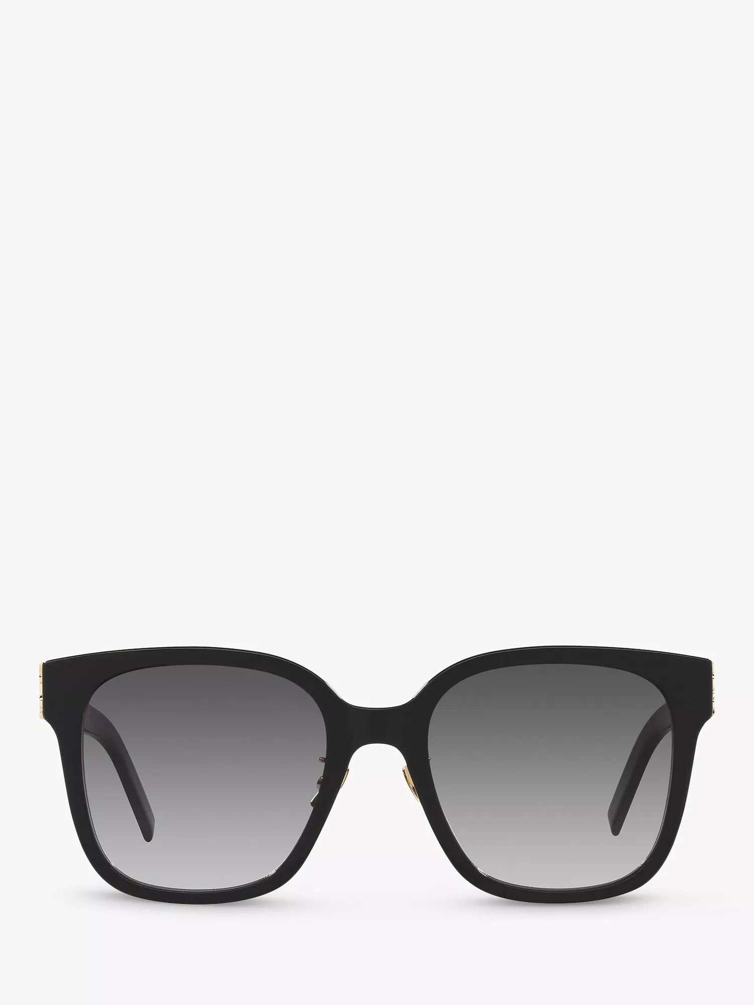 Yves Saint Laurent women's black square sunglasses, UK version
