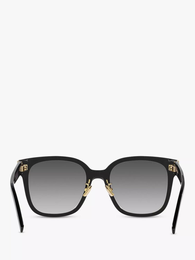 Yves Saint Laurent women's black square sunglasses, UK version
