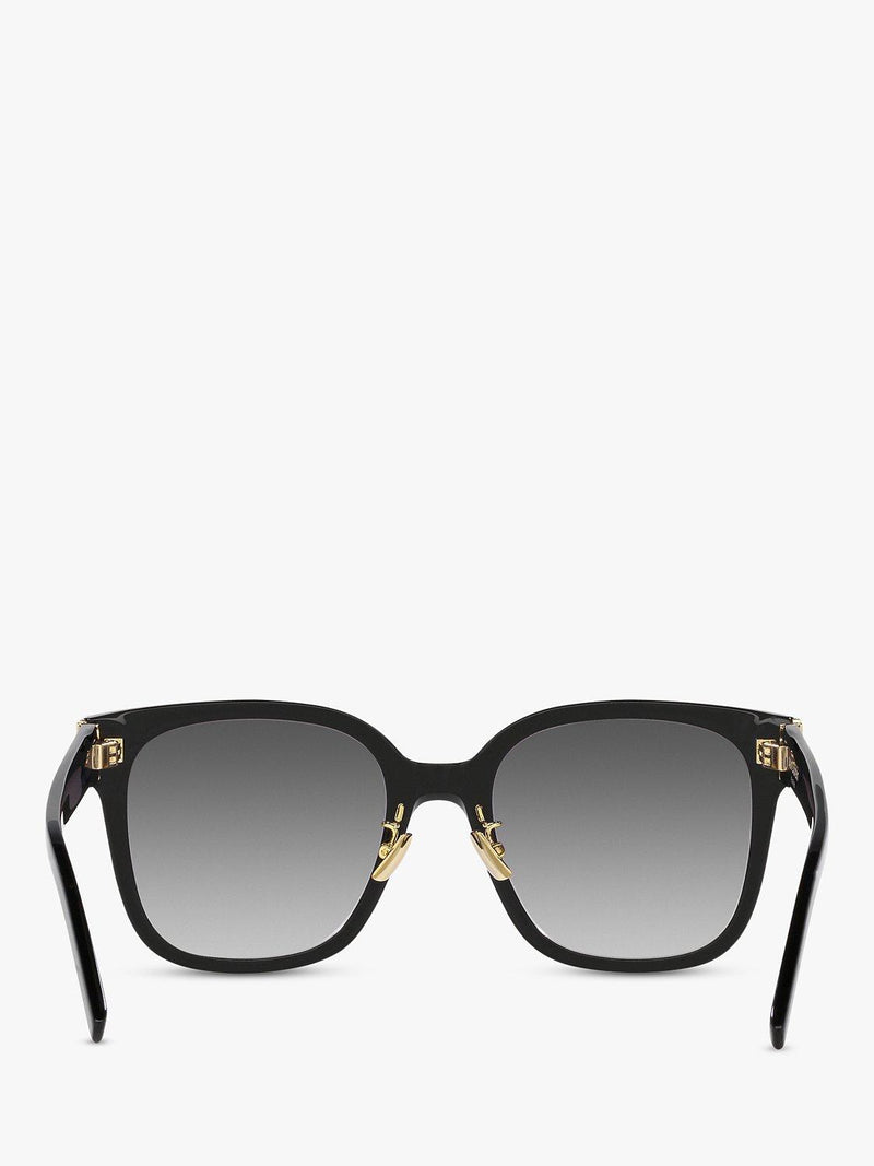 Yves Saint Laurent women's black square sunglasses, UK version