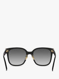 Yves Saint Laurent women's black square sunglasses, UK version