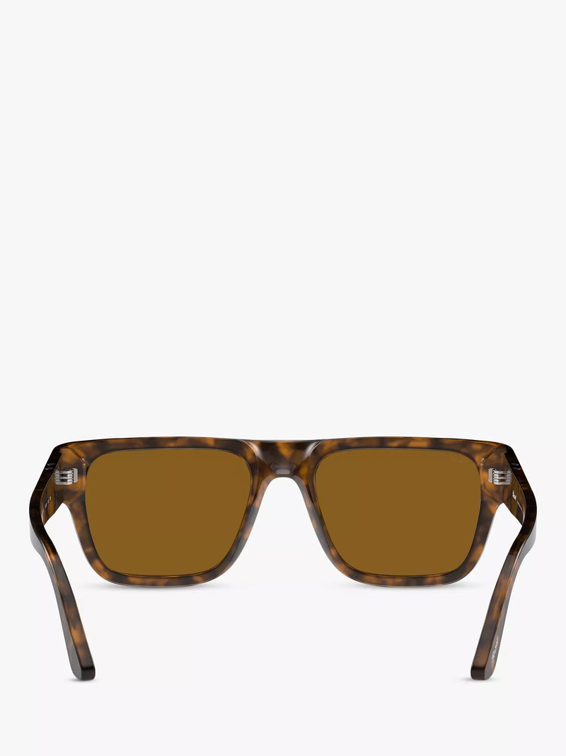Persol D-Frame sunglasses Havana/Brown, imported from the UK