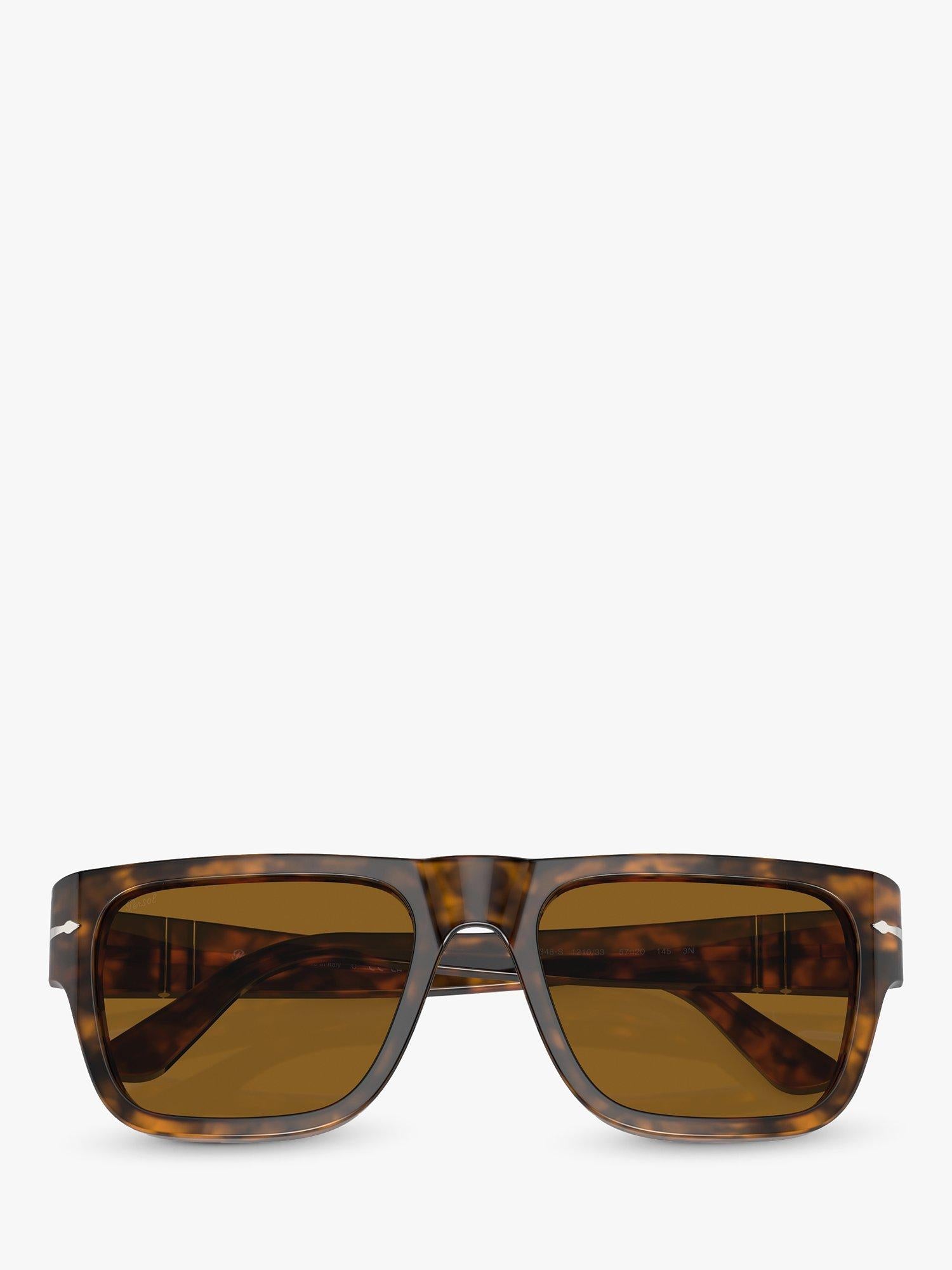 Persol D-Frame sunglasses Havana/Brown, imported from the UK