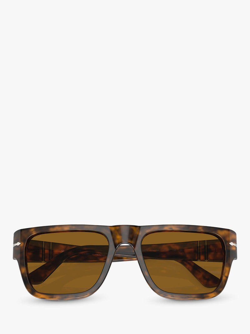 Persol D-Frame sunglasses Havana/Brown, imported from the UK