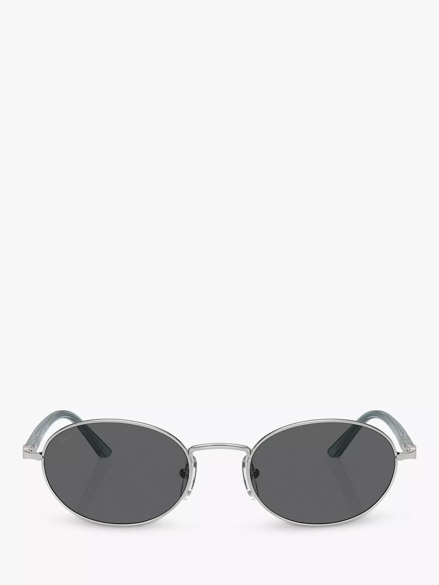 Persol PO1018S oval sunglasses silver grey (British brand)