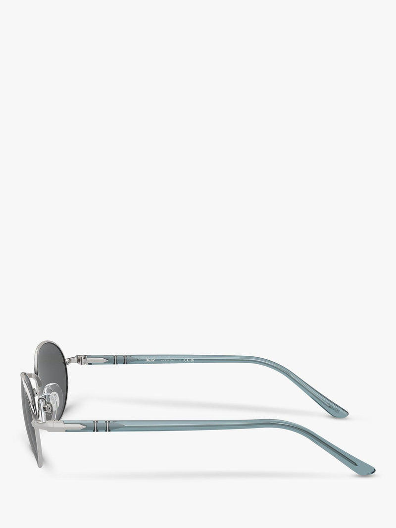 Persol PO1018S oval sunglasses silver grey (British brand)