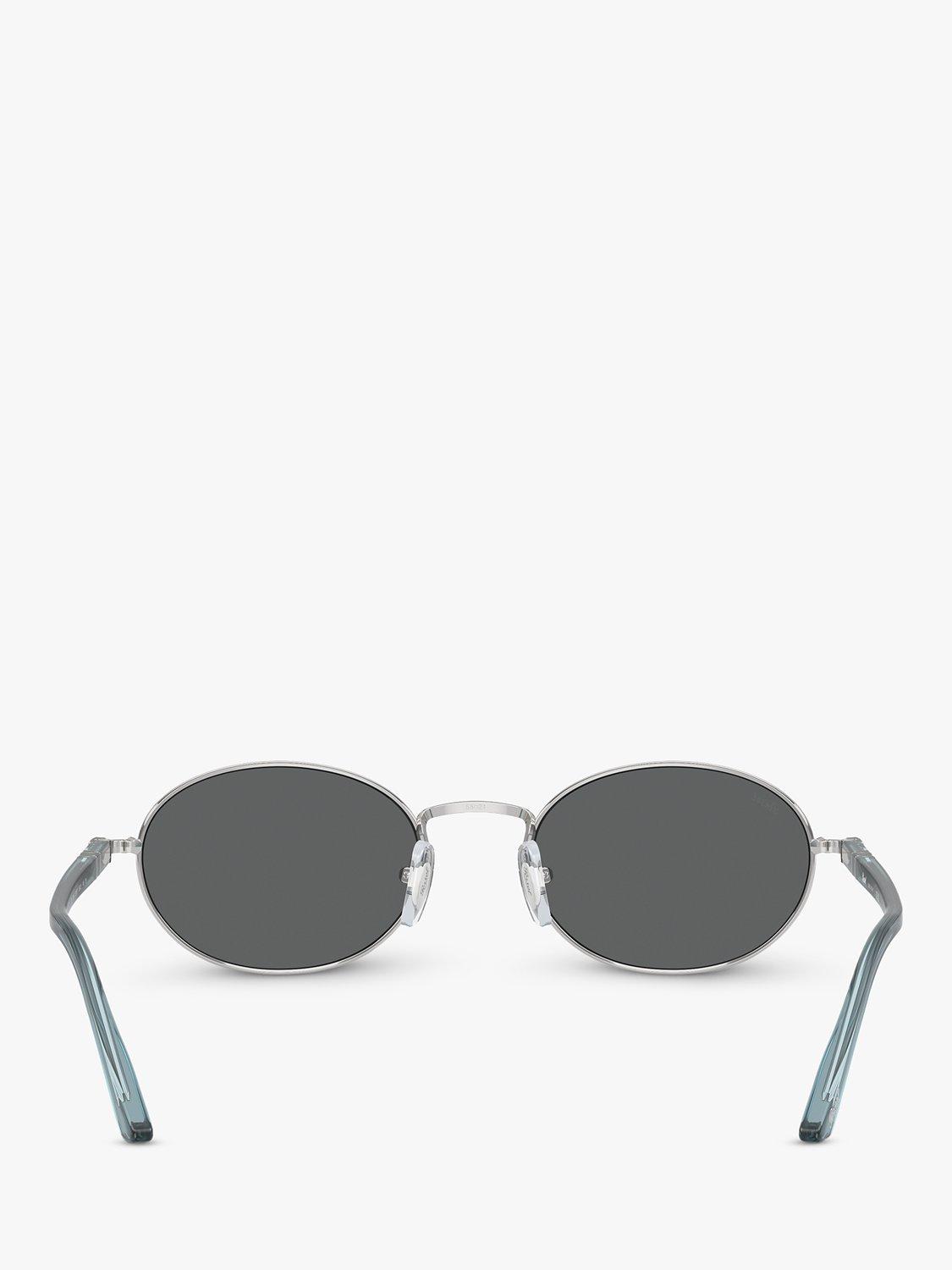 Persol PO1018S oval sunglasses silver grey (British brand)