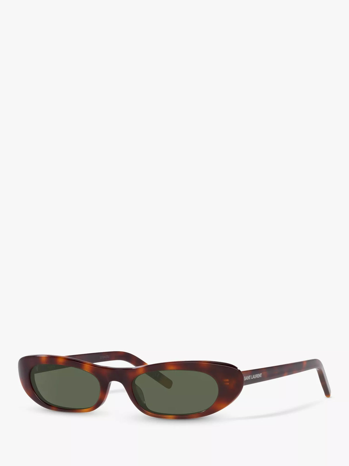 Yves Saint Laurent oval sunglasses Havana/Green (British brand)