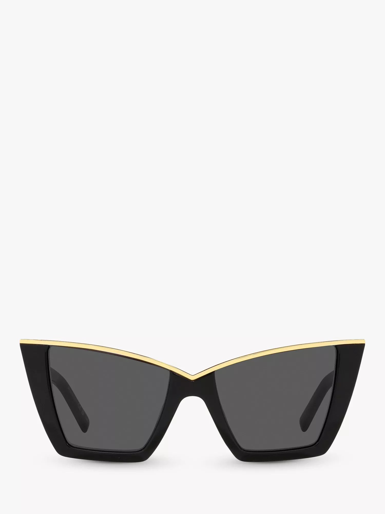 Yves Saint Laurent cat eye sunglasses white 54mm, imported from the UK