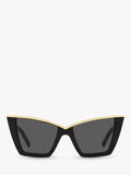 Yves Saint Laurent cat eye sunglasses white 54mm, imported from the UK