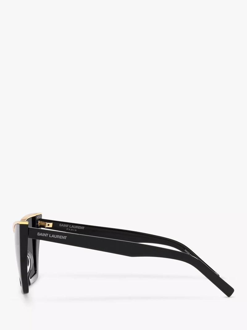Yves Saint Laurent cat eye sunglasses white 54mm, imported from the UK