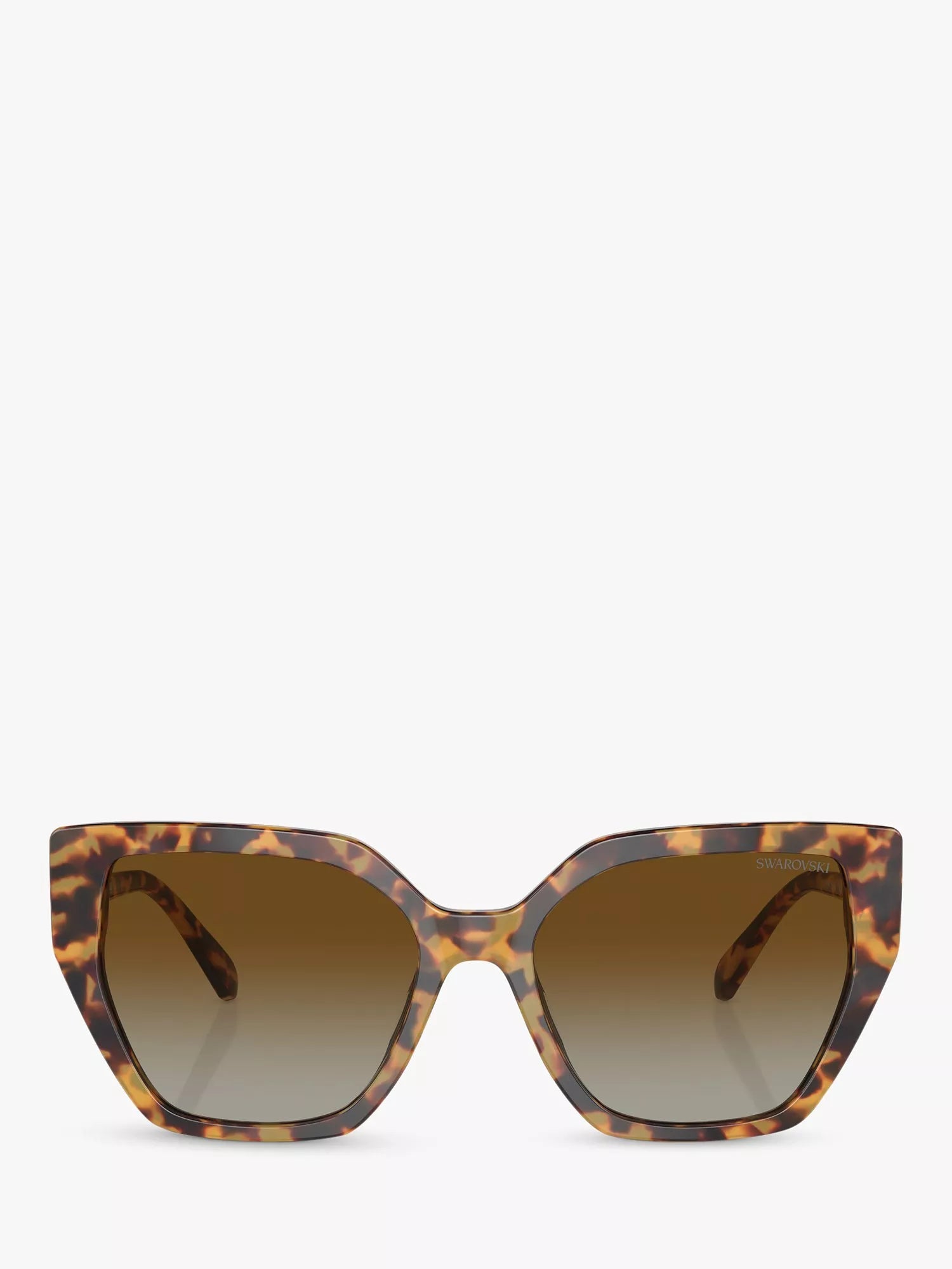 Swarovski polarised cat eye sunglasses brown gradient medium - British product
