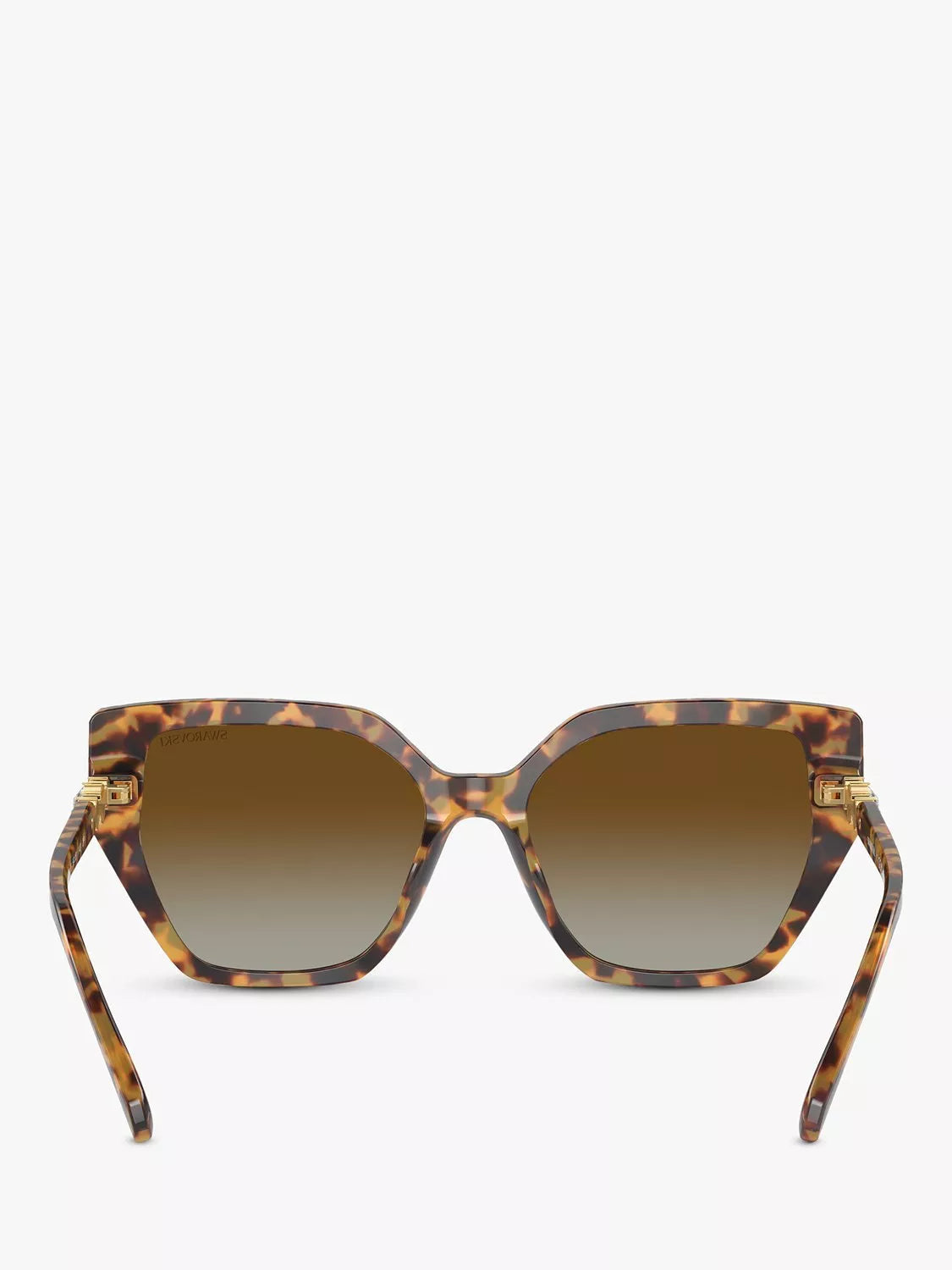 Swarovski polarised cat eye sunglasses brown gradient medium - British product