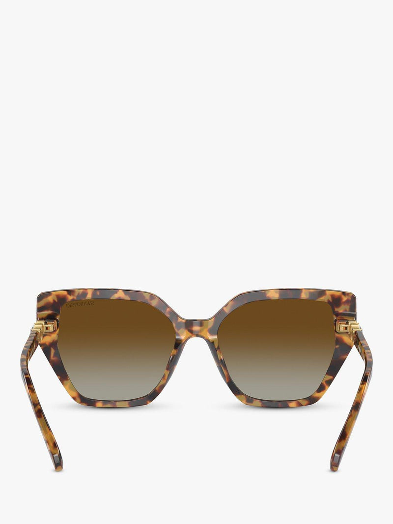 Swarovski polarised cat eye sunglasses brown gradient medium - British product