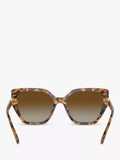 Swarovski polarised cat eye sunglasses brown gradient medium - British product