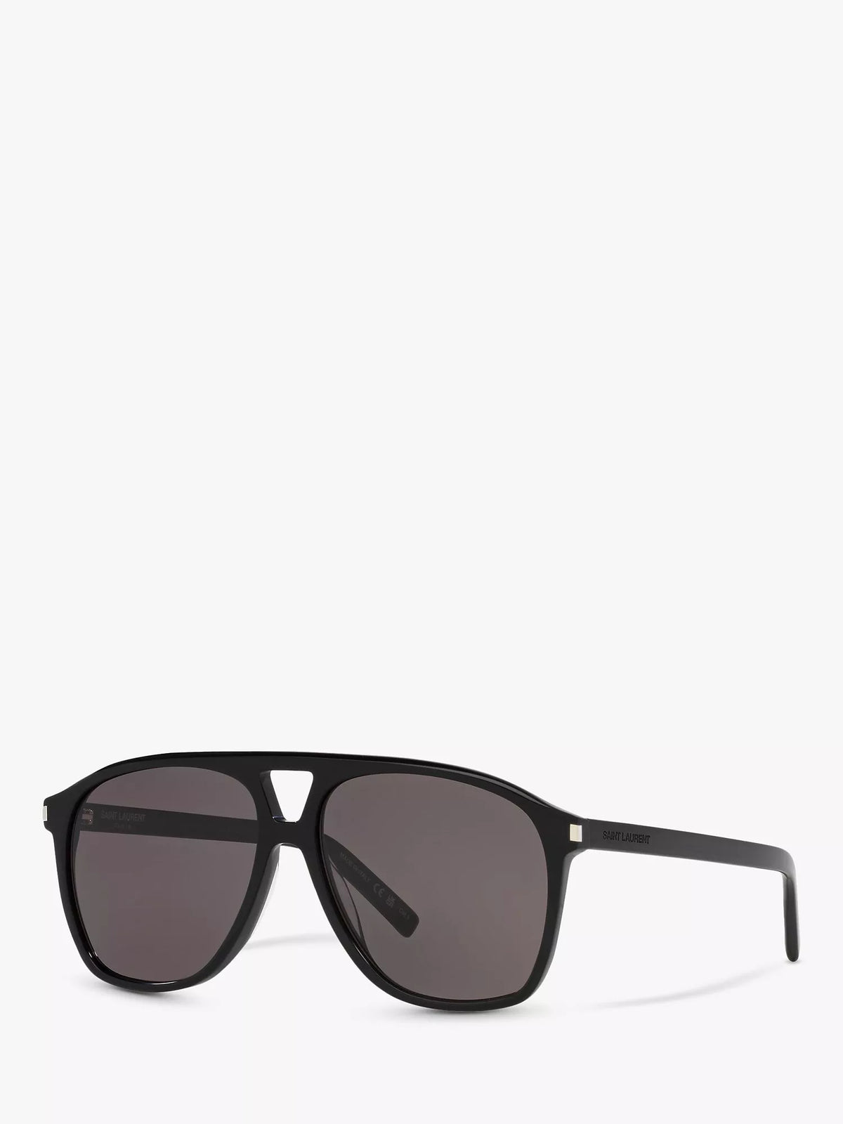 Yves Saint Laurent oval sunglasses black polyamide lenses (British brand)