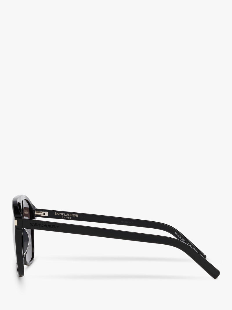 Yves Saint Laurent oval sunglasses black polyamide lenses (British brand)
