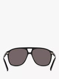 Yves Saint Laurent oval sunglasses black polyamide lenses (British brand)