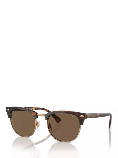 John Lewis Ralph Lauren Men's Oval Sunglasses PH4217 Metallic Frame 53mm Lens- Buy online at McGrocer