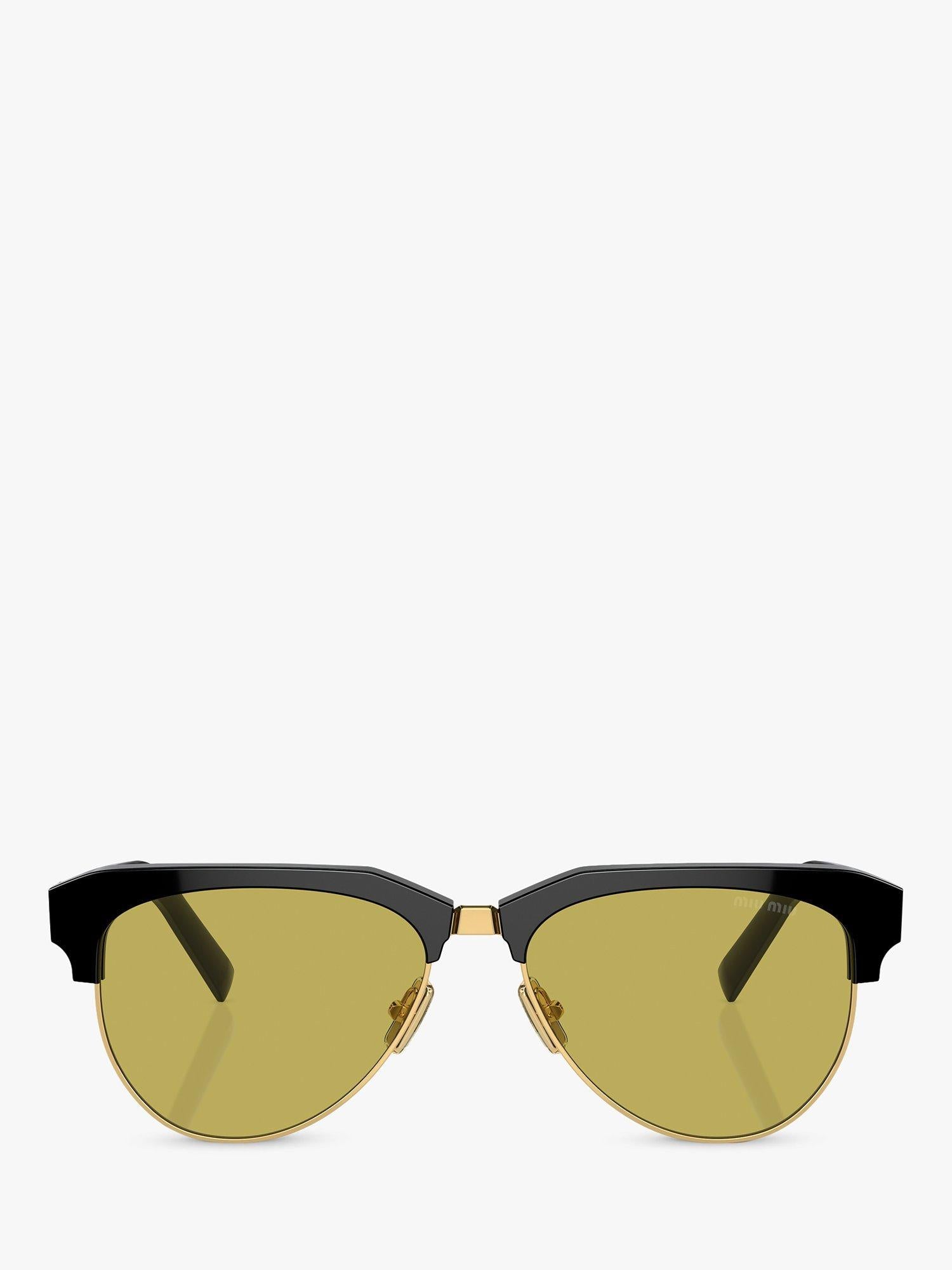 Miu Miu browline sunglasses black acetate (British brand)