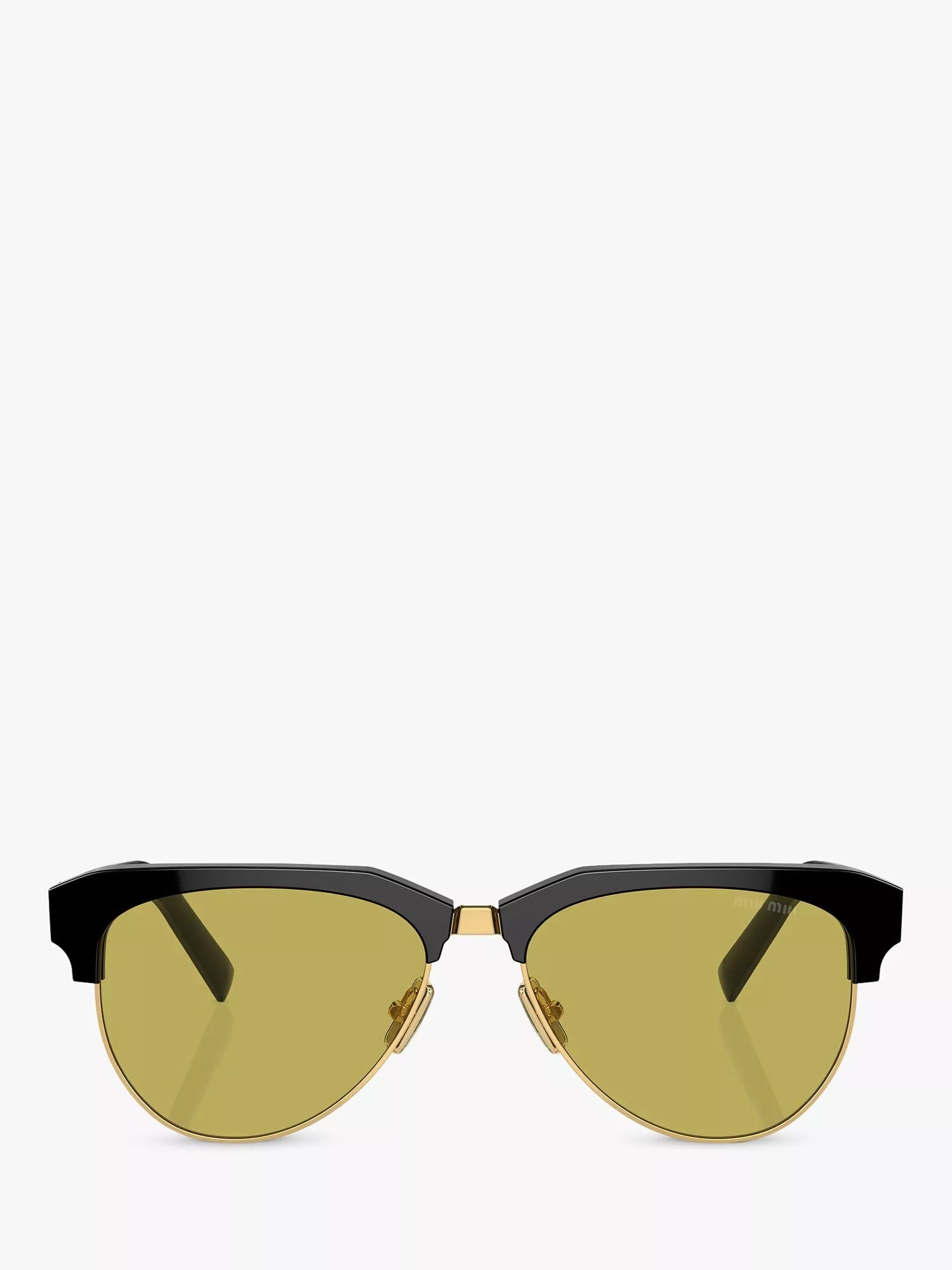 Miu Miu browline sunglasses black acetate (British brand)