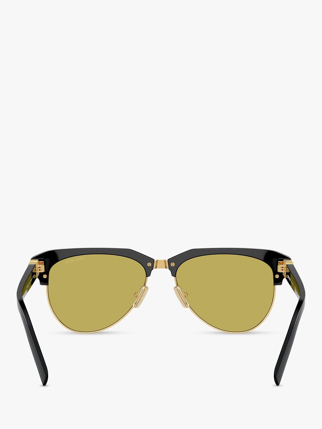 Miu Miu browline sunglasses black acetate (British brand)