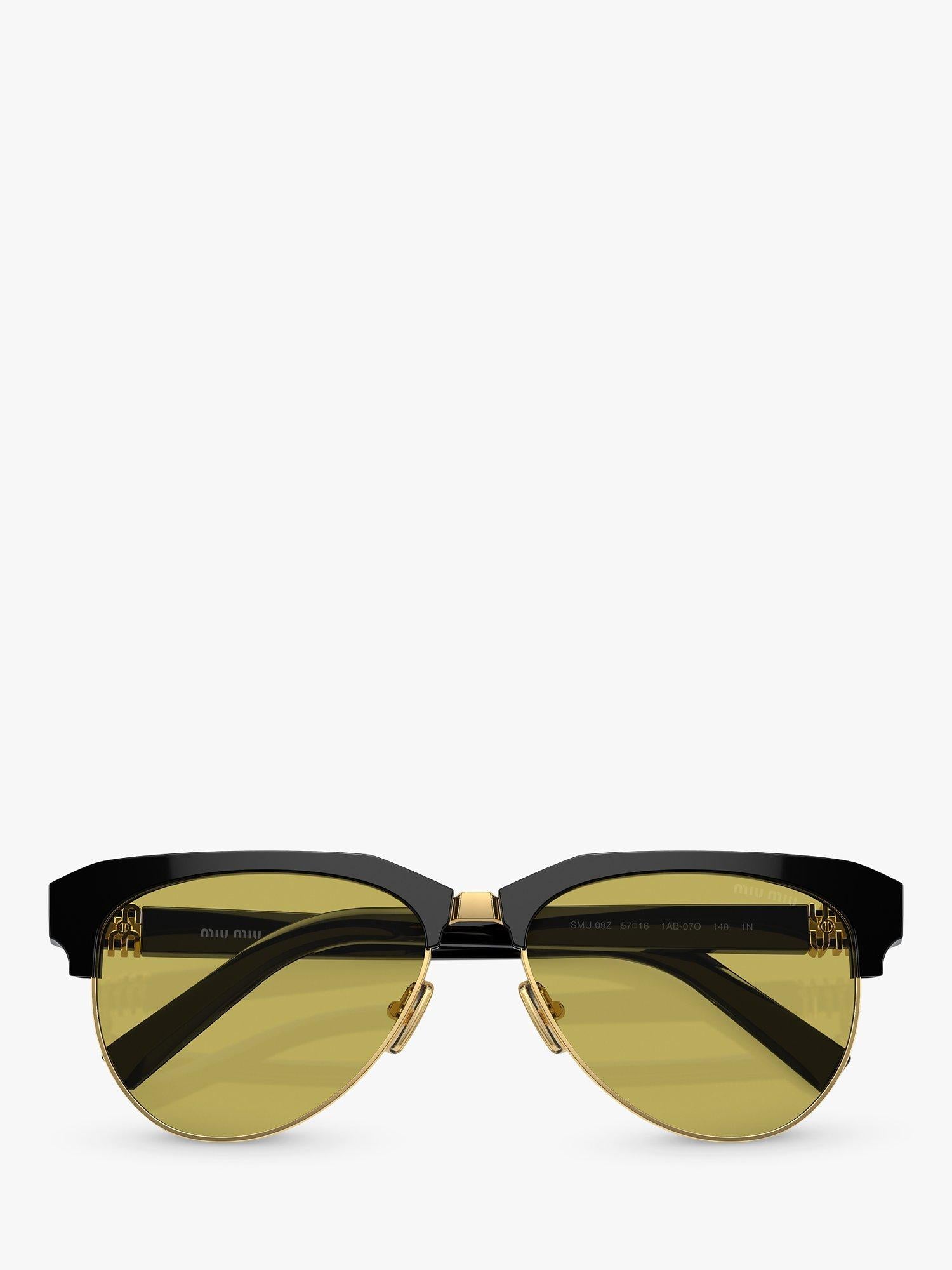Miu Miu browline sunglasses black acetate (British brand)