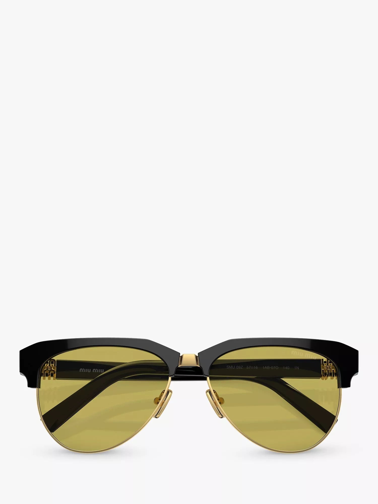 Miu Miu browline sunglasses black acetate (British brand)