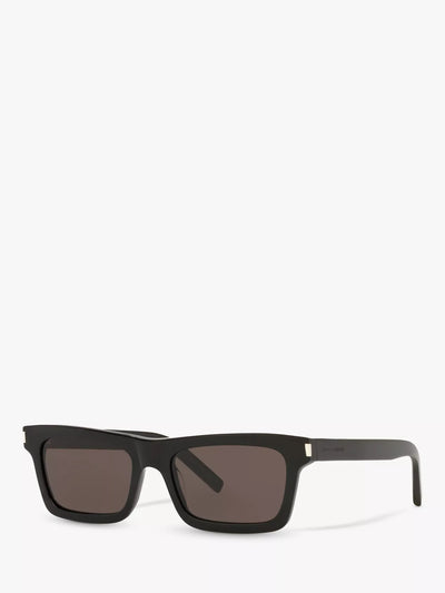 John Lewis Yves Saint Laurent YS000289 Women's Rectangular Sunglasses Black- Buy online at McGrocer