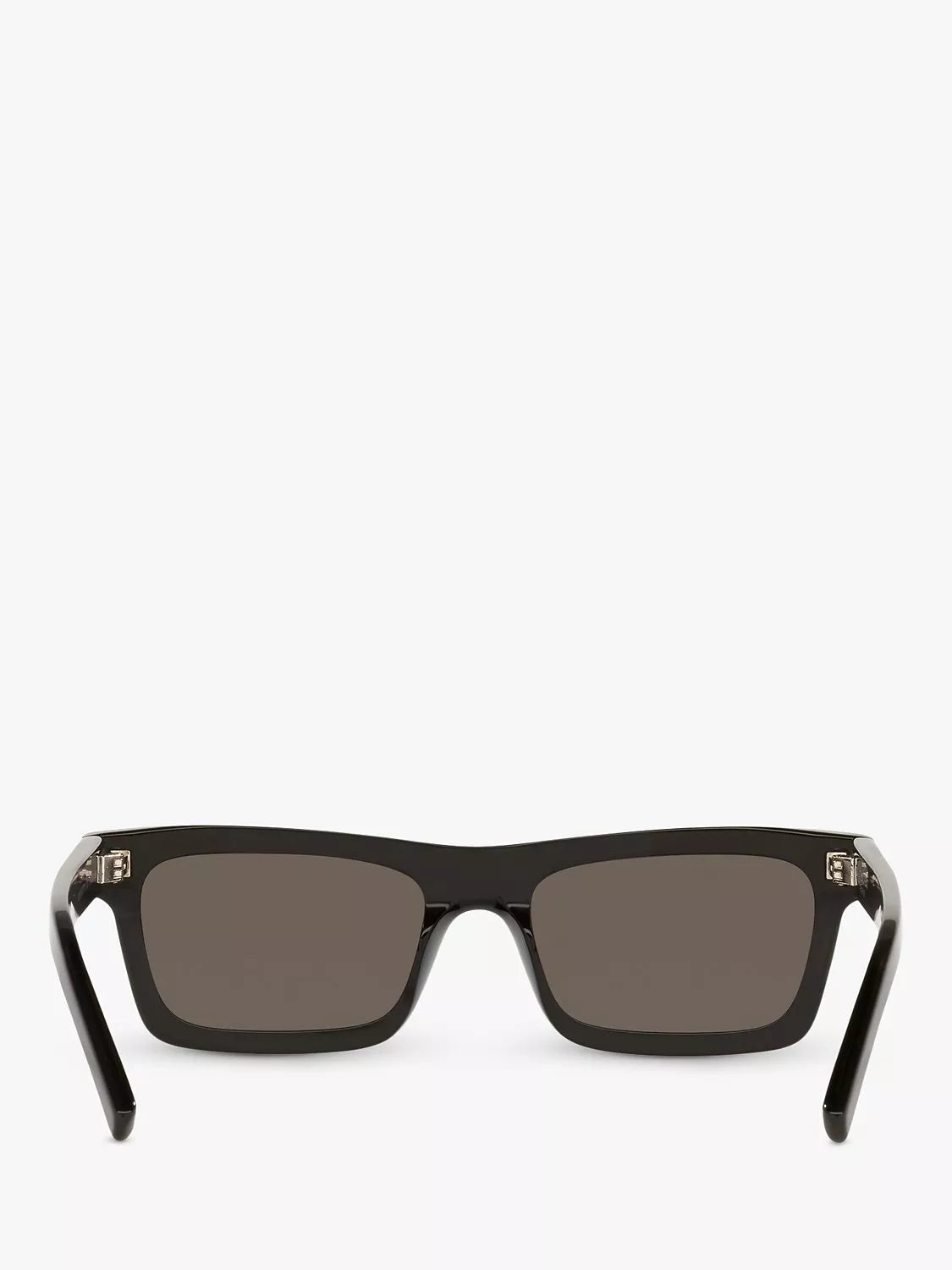 Yves Saint Laurent rectangular sunglasses in black with acetate frame (British brand)