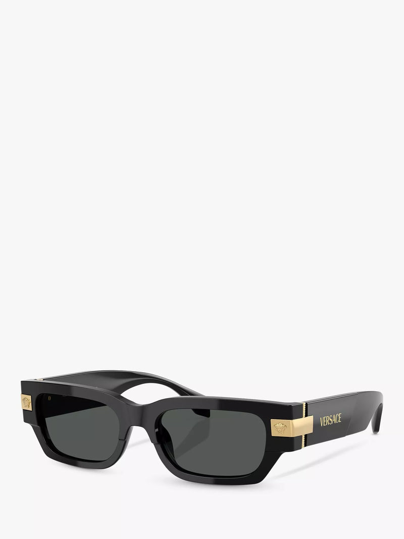 Versace Herren Sonnenbrille rechteckig 53mm Glas, UK Version