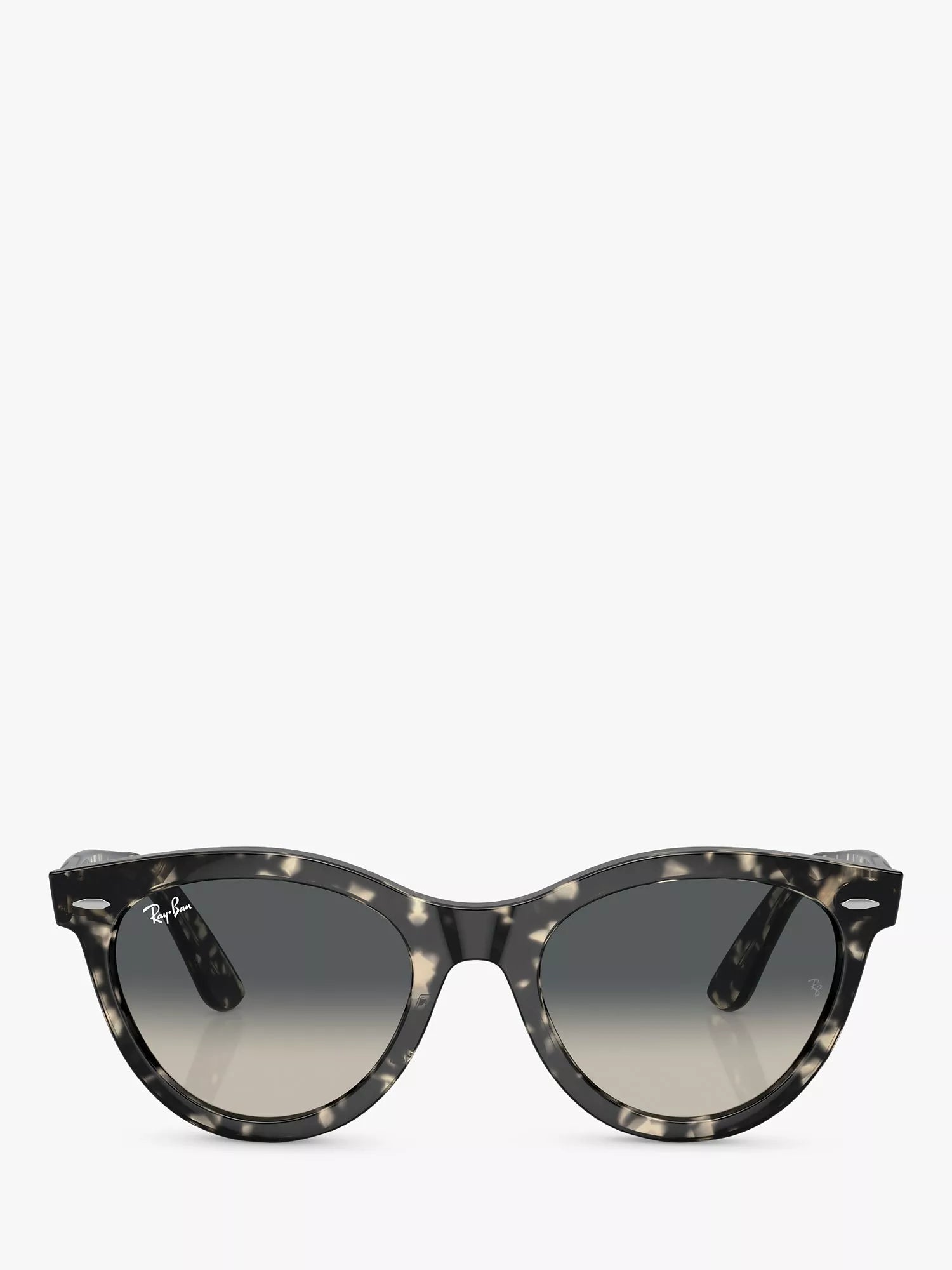Ray-Ban RB2241 round sunglasses grey Havana, UK version