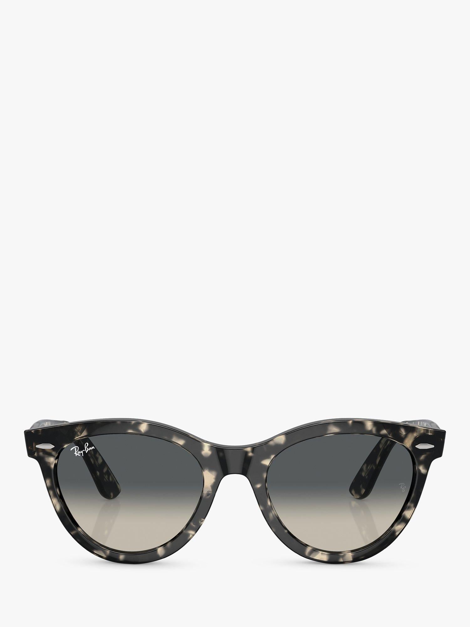Ray-Ban RB2241 round sunglasses grey Havana, UK version