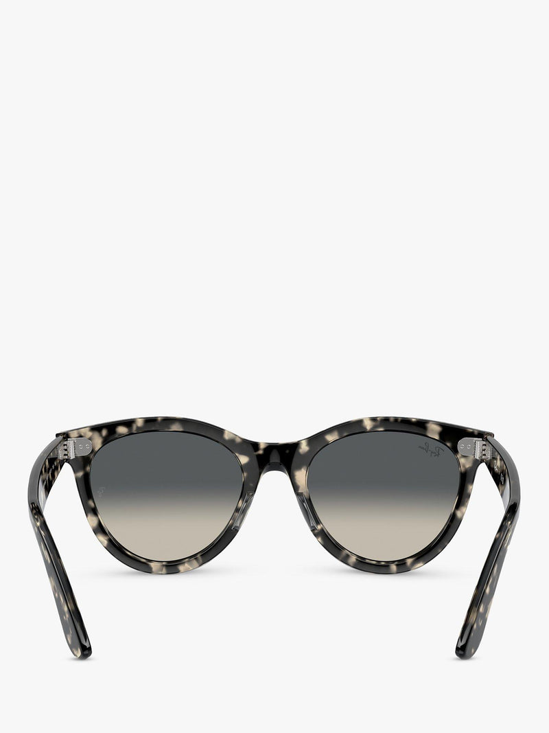 Ray-Ban RB2241 round sunglasses grey Havana, UK version